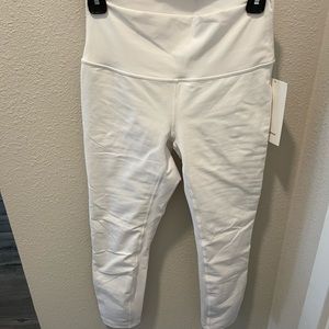 Lululemon wunder under HR 25” white size 8